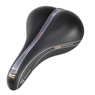 Siodło SERFAS Egel o podwójnej gęstości, 280x172mm, Czarne