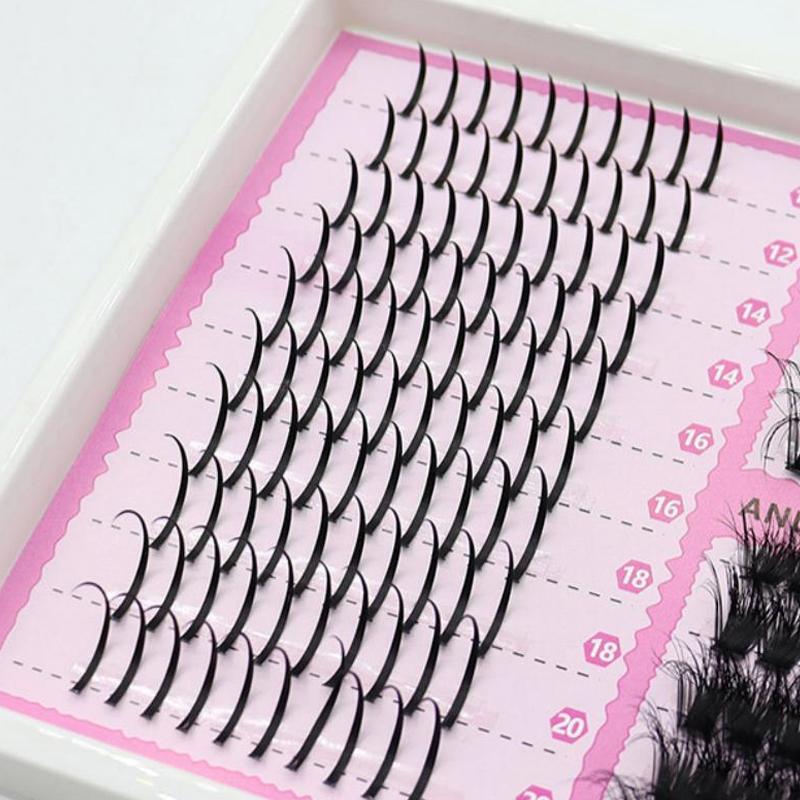 Cluster Lashes Individual Extensions Mixed Tray DIY Eyelash Set Soft Natural Curl Long Lasting for Party and Everyday Use