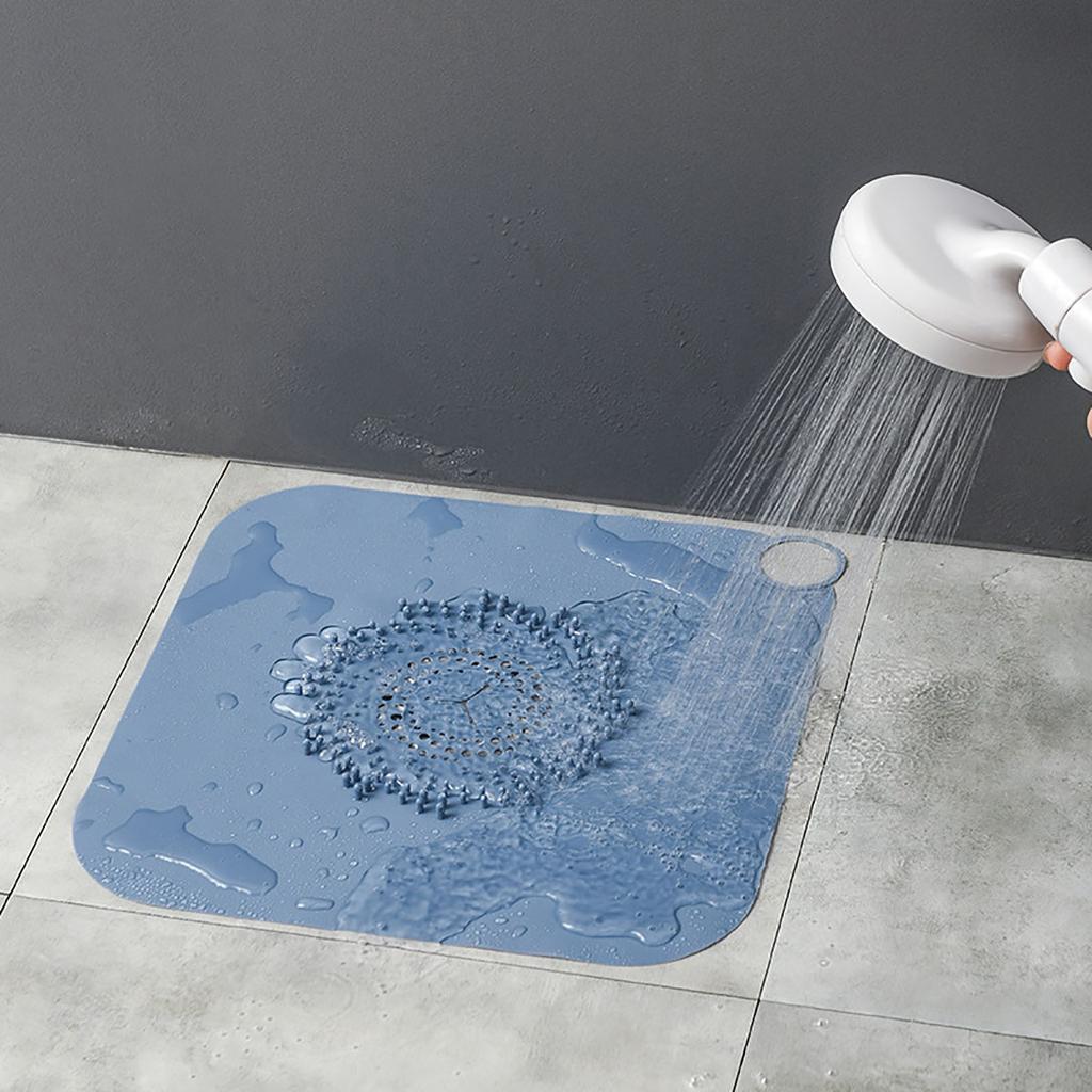Sewer Odor Control Cover Household Silicone Bathroom Floor Drain Seal Plug Bathroom Anti-Hair Filter Cover Floor Drain Cover