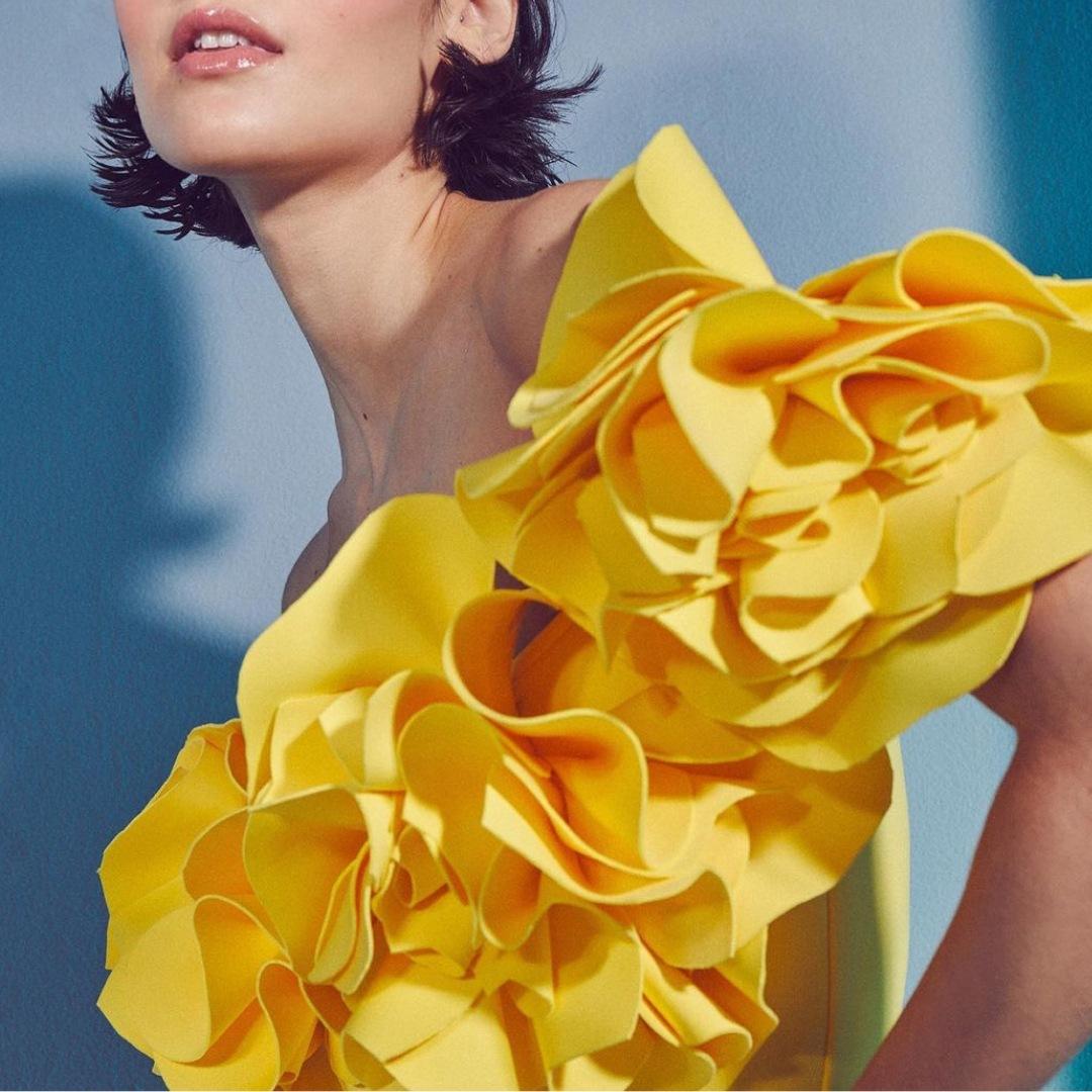 2024 сексуальный 3D цветочный комплект бикини пуш-ап купальник платье женский с открытыми — фото 6