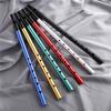 Tin Penny Whistle Flute 6 Hole Metal Flute C/D Key Irish Whistle Instrument Woodwind for Beginners Easy To Play