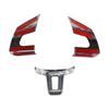 ABS Chrome Car Steering Wheel Cover for Golf 6 MK6 MK5 with Sequin Trim