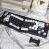 131 Keys PBT Keycaps Set Mechanical Keyboard Keycaps for 60 65 75 100 Percent Mechanical Keyboard