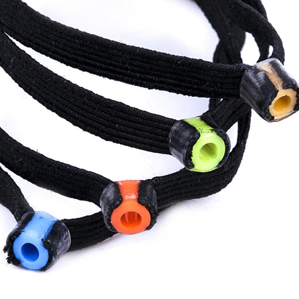 6Pcs Tippet Spool Tenders Fishing Tippet Rings Gadget Portable Threader Elastic Fishing Line Loop for Outdoor Activities