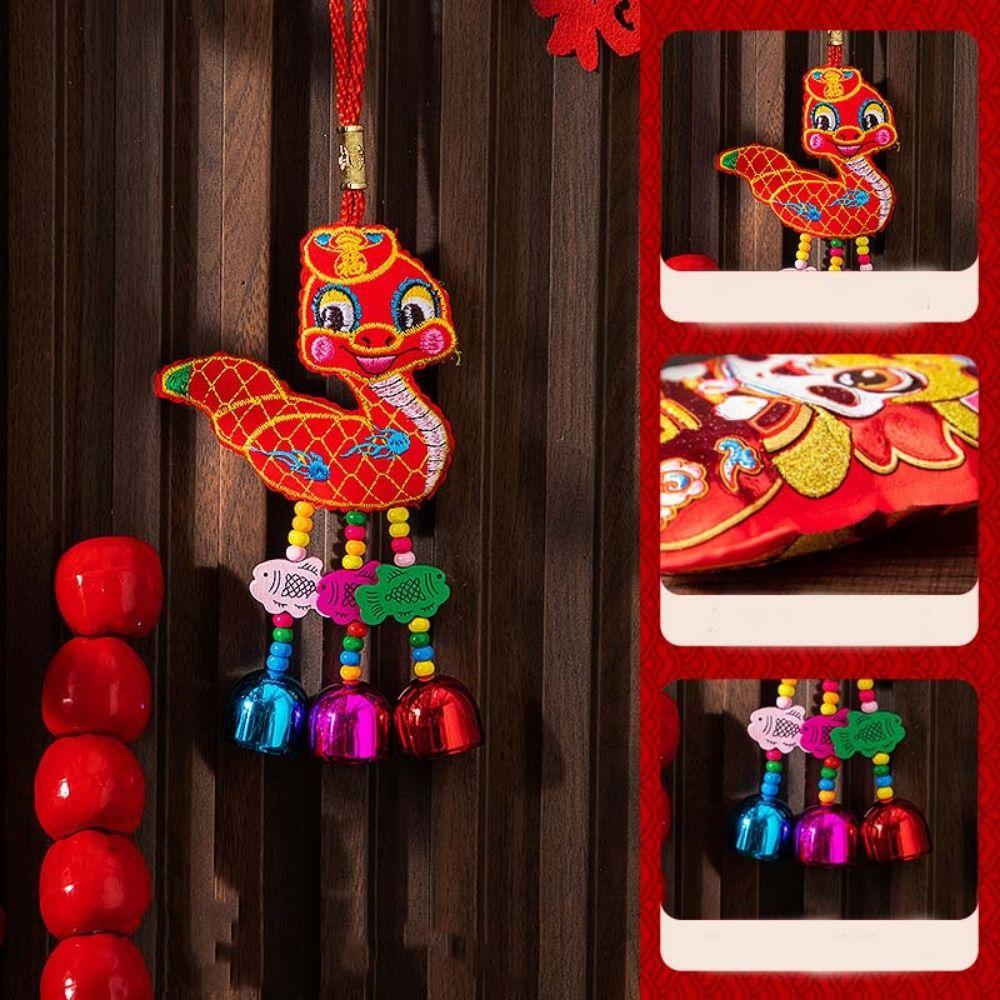 Chinese Style Snake Wind Chimes Traditional Spring Festival Decorations  Wedding