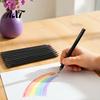 Pencils for Toddlers 12PCS Rainbow Colored Pencils, with Black Wood Barrel And Durable Lead Core, Art Training Sketching Kids Supplies Classroom
