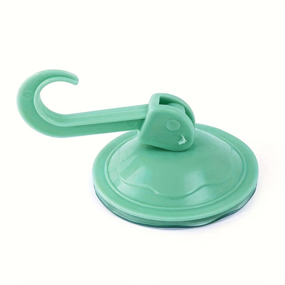 Strong Adhesive Suction Cup Hooks - No Drill Wall Hooks for Bathroom, Kitchen, Door - Durable PVC Plastic Multi-Purpose Storage Organizer