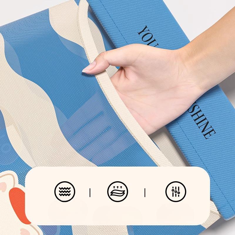 Cartoon Multi-functional Storage Net Bag Household Storage Hanging Bag Wall-mounted Storage BagStorage Plastic Bag