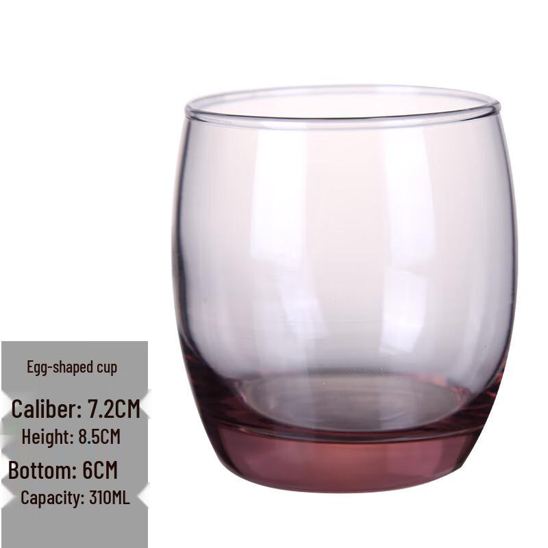 Shangqi Purple Tempered Glass Mouthwash Cup