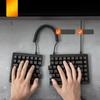 BAROCCO MiSTEL MD770 RGB Separate Wired 85 Black Orange Double MX Backlight Macro Media Key Support Authorized Distributor (English Layout/blue