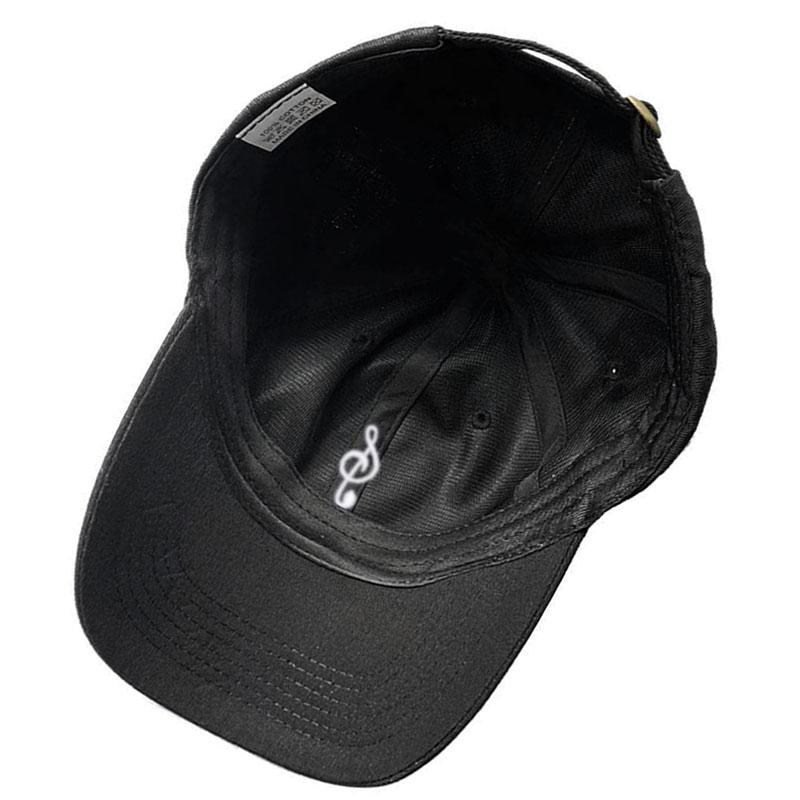 Unisex Soft Cotton Dad Hat Musical Note Embroidery Baseball Cap For Women Men Adjustable Unisex Casual Sports Caps