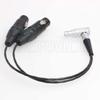 SZRMCC Atomos Shogun Inferno Monitor Recording Microphone Audio Breakout Input Cable Right Angle 10-Pin Male to Dual XLR 3-Pin Female (Right Angle)