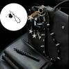 Stylish PU Leather Rivet Keychain With Metal Beads And Studs For Bags Phones Or Backpack Hanging Accessories
