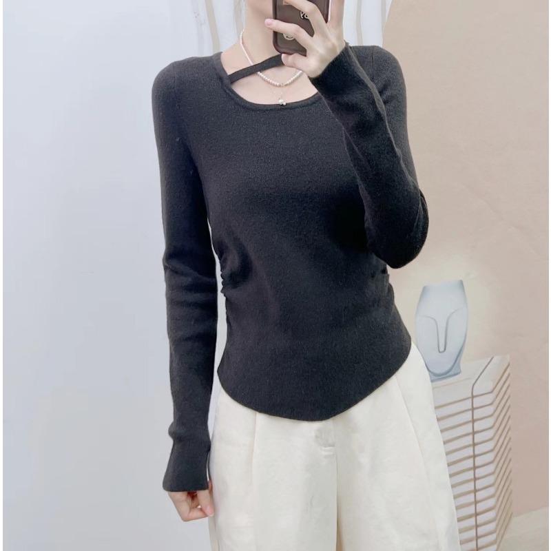 

Ранняя осень Новый бренд противостоит всем модным джемперам Pure Wind Waist Slimming Knitwear One size