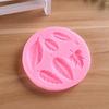 Leaf Shaped Kitchen Baking Tools 6 Holes Silicone Molds with Chocolate Molds Sugar Flipping Cake Decoration Molds Accesories