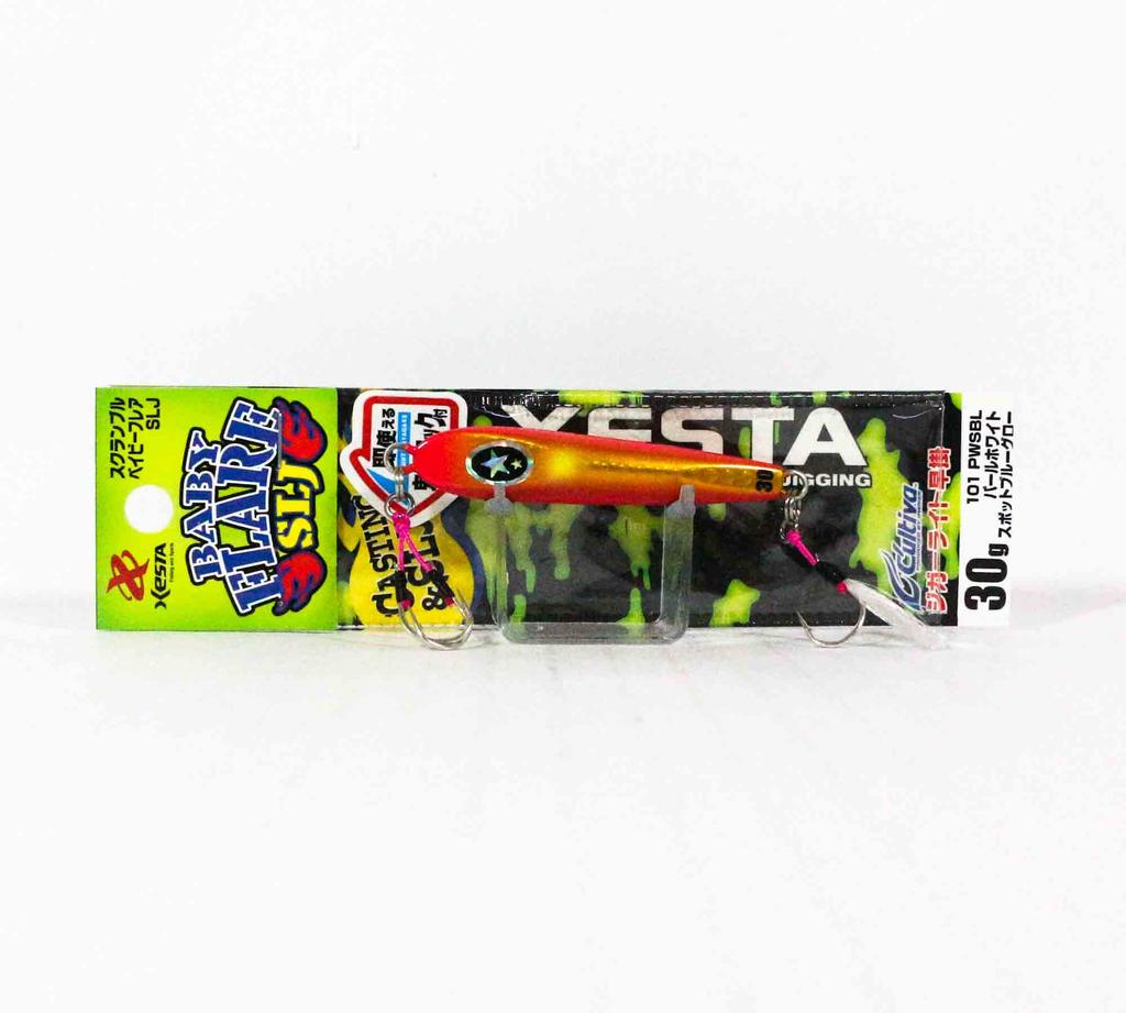 Leurre Métallique Xesta Baby Flare 30g – Coloris 141 – Pêche En Mer – Silencieux