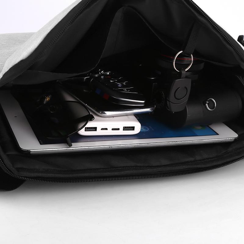 2023 Trendy Colorblock Men's Large Capacity Multifunctional Crossbody Shoulder Bag