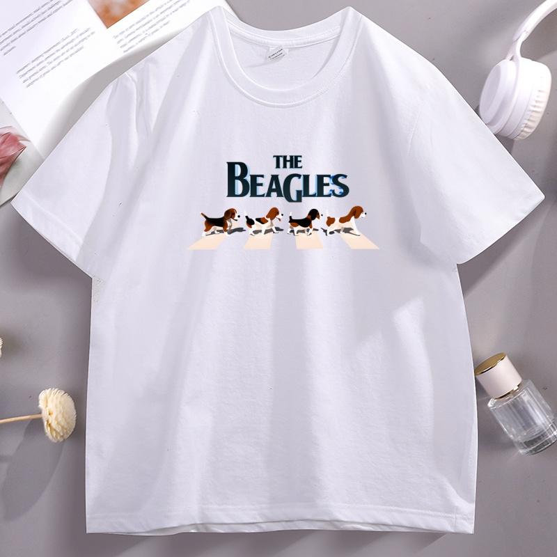The Beagles T Shirt Beagle Mom TShirt Dog Lover Beagle Tee Funny Dog Mama Papa Tee Casual Cotton Shortsleeve Oneck Tees