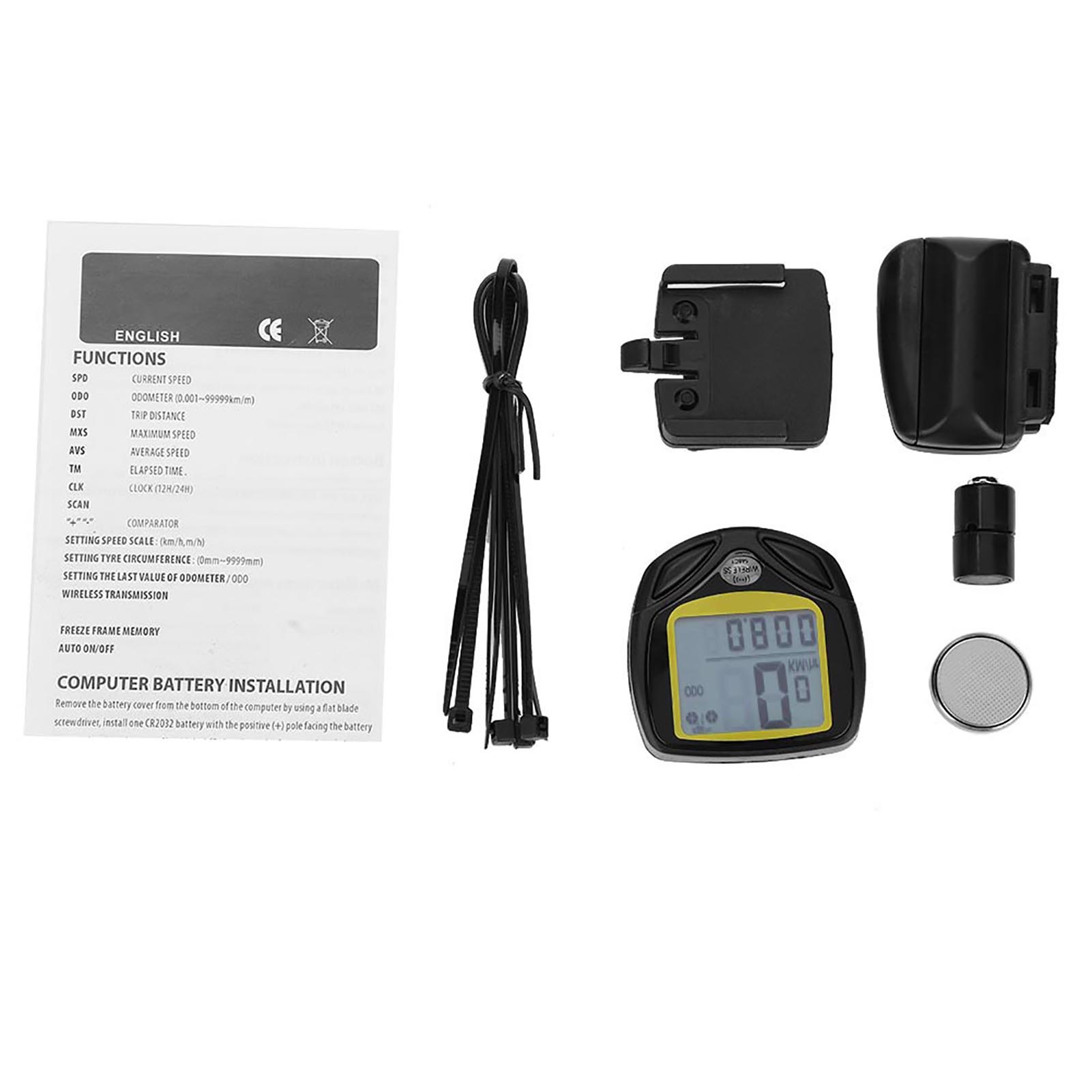 

Outdoor Cycling BIke Waterproof Odometer Bicycle Computer Mount Kit Riding Accessory