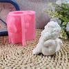 Little Baby Statue Silicone Candle Molds for Handmade Candle Soap Epoxy Resin Silicone Molds for Art Craft Project