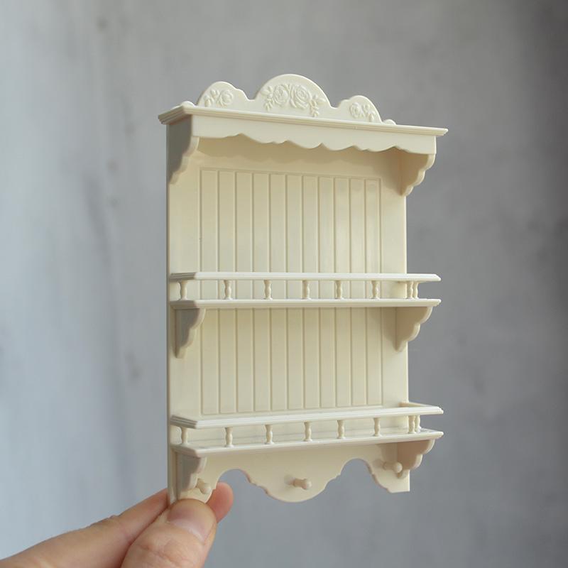 1 Piece Mini Furniture For Doll Accessories Toy 1/6 Miniature Dollhouse Simulation Hanging Cabinet Dish Rack Model