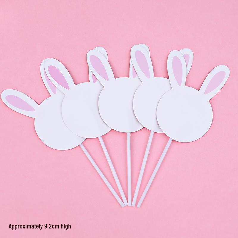Writable Cloud Topper Greeting Card for Cake Decoration - Birthday & Dessert Table Accessory