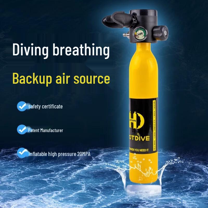 HOTDIVE Portable Scuba Tank & Breathing Apparatus