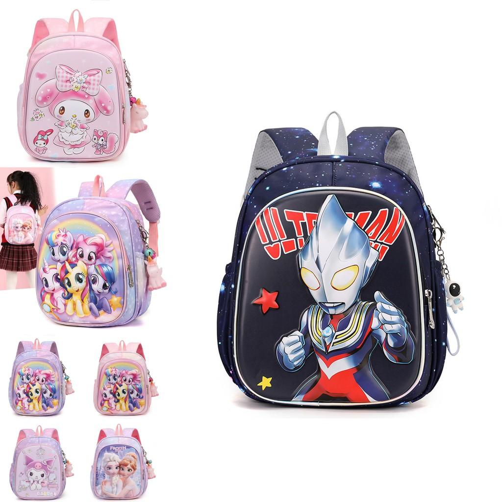 Adorable 3d Hard Shell Children's Backpack Featuring Cartoon Spiderman And My Melody