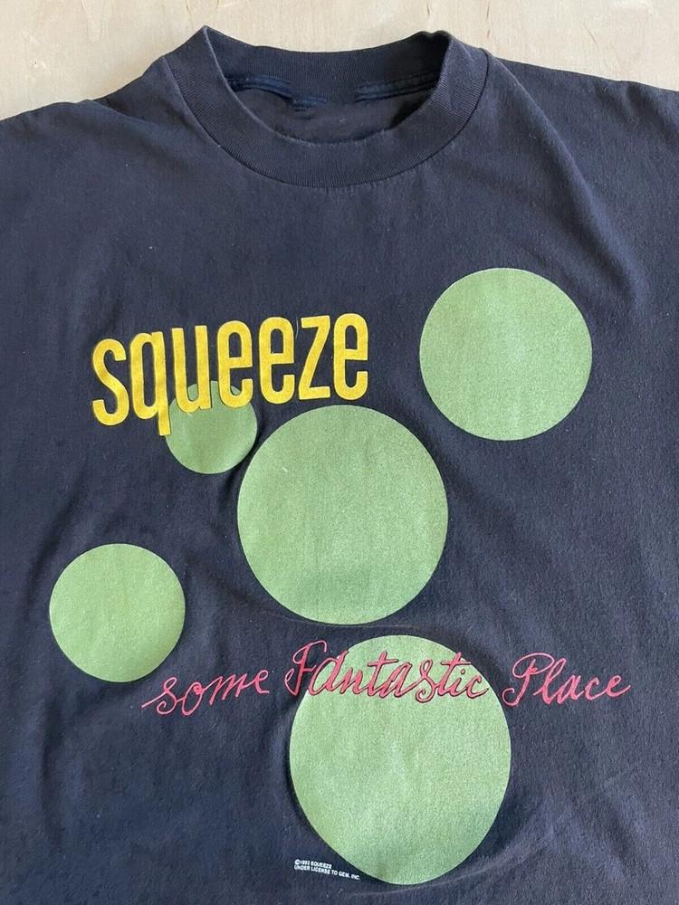 Squeeze Band Some Fantastic Place Cotton T Shirt Size S-5XL Unisex T-Shirt L