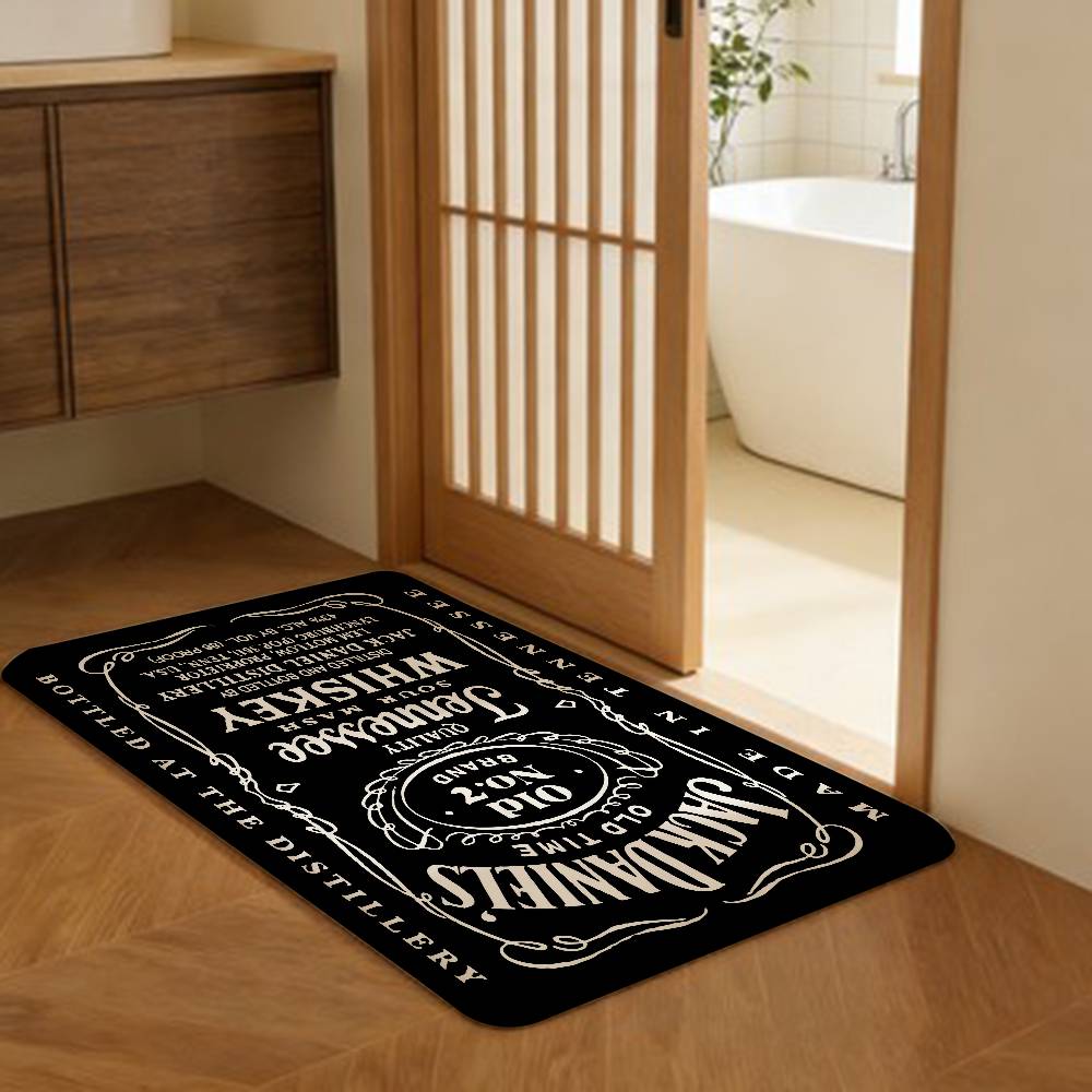 Brand J-Jack Daniel Luxury Entrance Door Mat Nordic Style Bedroom Living Room Doormat Home Balcony Anti-Slip Modern Home Decor