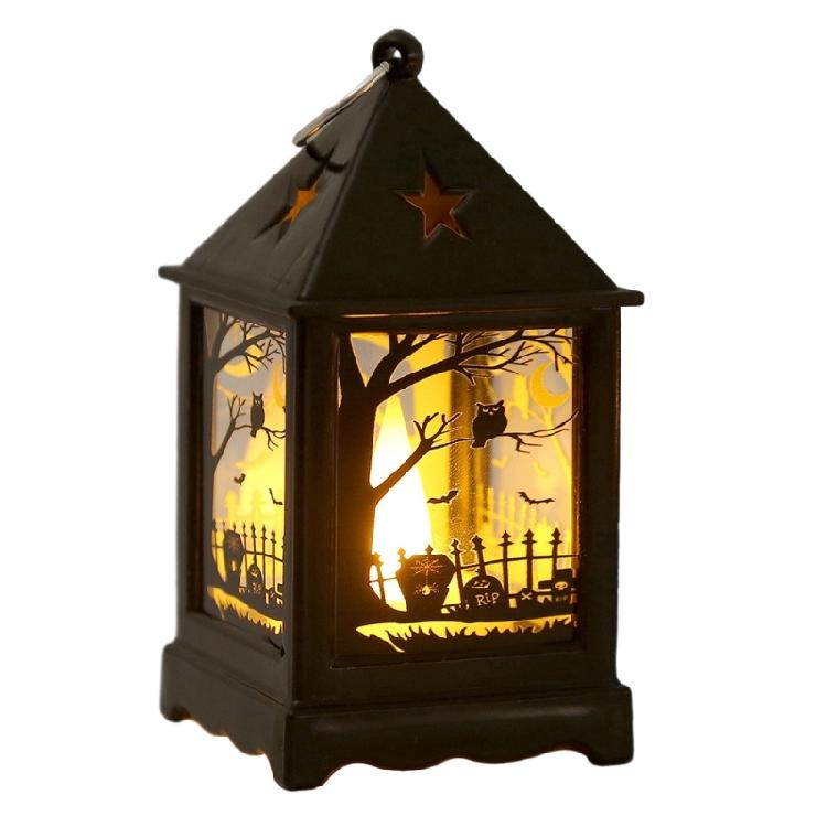 Home Horror Props Kids Toy Halloween Pumpkin LanternsLED GhostLantern LampsLight