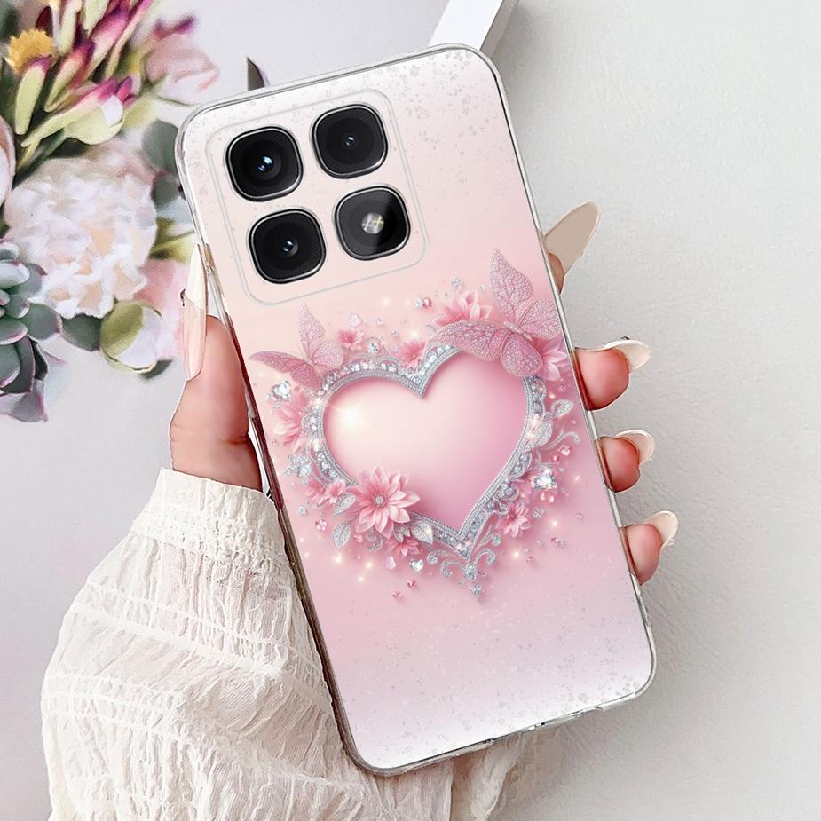 For Xiaomi Mi 14T Pro Case Cute Cat Fashion Painted Cover Soft Silicone Phone Case For Xiaomi 14T Pro Mi14T 5G Back Cover Bumper