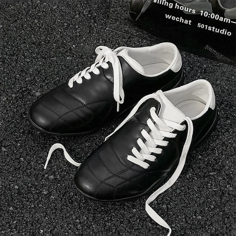 2025 Spring Retro Diagonal Lace-Up Unisex Thick-Soled Casual Sports Shoes