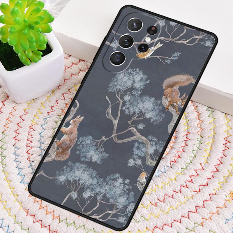 Cartoon Animal Squirrel Phone Case for Samsung Galaxy note 10 pro S26 Ultra S23 S24 FE S25 S21 S22 PLUS shockproof Cove