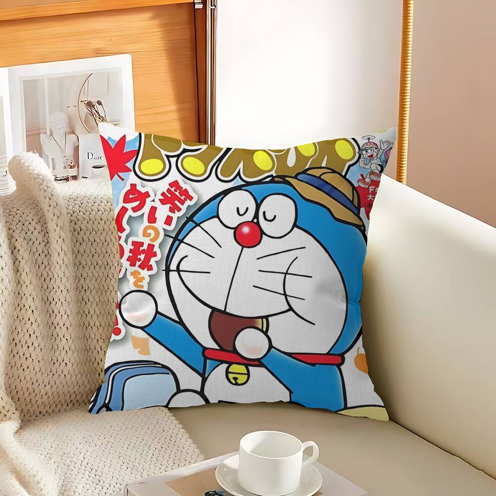 Classic Children Anime D-Doraemon Pillow Gift Home Office Decoration Bedroom Sofa Car Cushion Cover Case 45x45