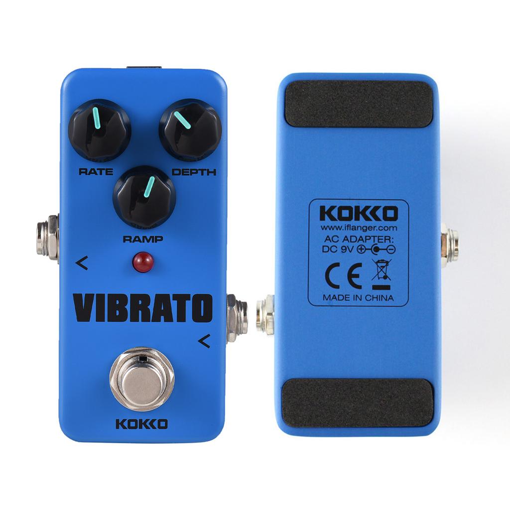KOKKO FVB2 VIBRATO Elektrik Gitar Efekt Pedalı Taşınabilir Gitar Efekti Vibrato Mini Tekli