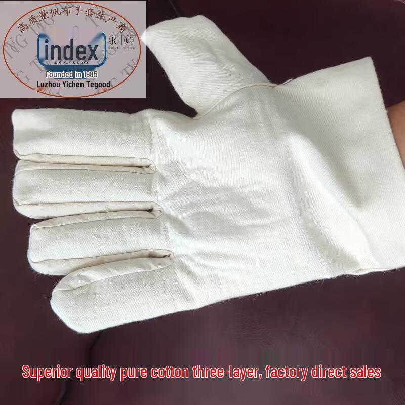 NORM SC-46 Pure Cotton Canvas Work Gloves One Size