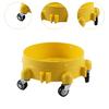 Heavy Duty Car Wash Bucket Dolly 5 Wheel Swivel Rolling Cleaning Stand for Garage Detailing