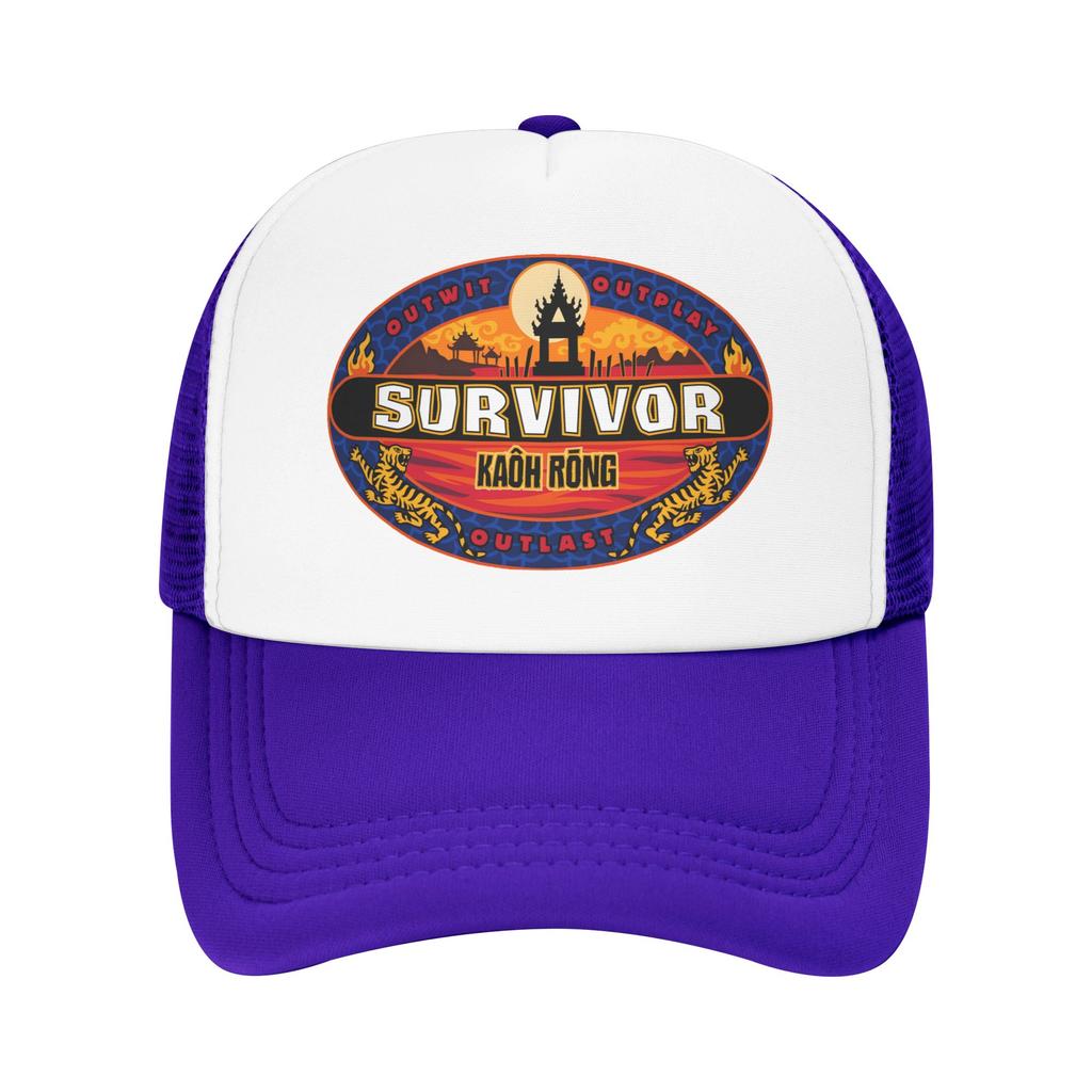Custom Punk SSurvivors Baseball Cap Unisex Women Breathable Challenge Activity Dad Hat Sun Protection