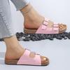 Fashion Shoes Low Rome PU Fabric Rubber Hoof Heels Shoes Low Rome Hoof Heels Fabric Rubber
