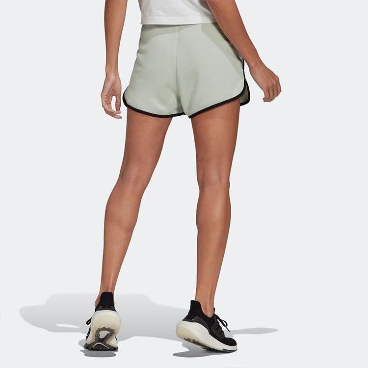 adidas Casual Shorts Women's Linen Green Moderate HY5524