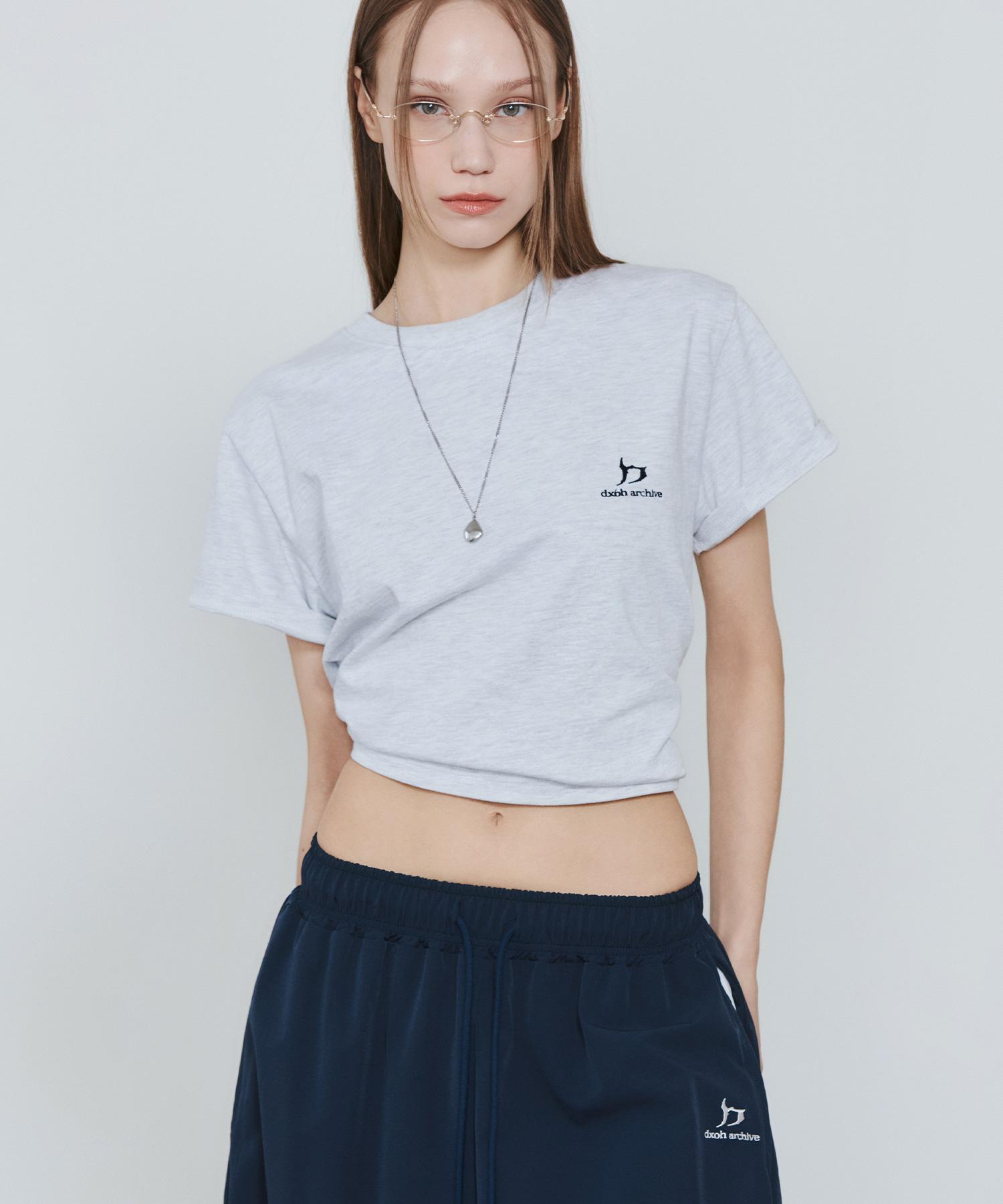 D So H New Logo Women S T-Shirt White Melange (1)