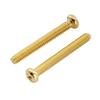 Musiclily Ultra UNC#3-48X0.78" (2.5x20mm) Stainless Steel Humbucker Pickup Mounting Screws for Fender USA and MIM Electric Guitars, Gold (Pack of 20)