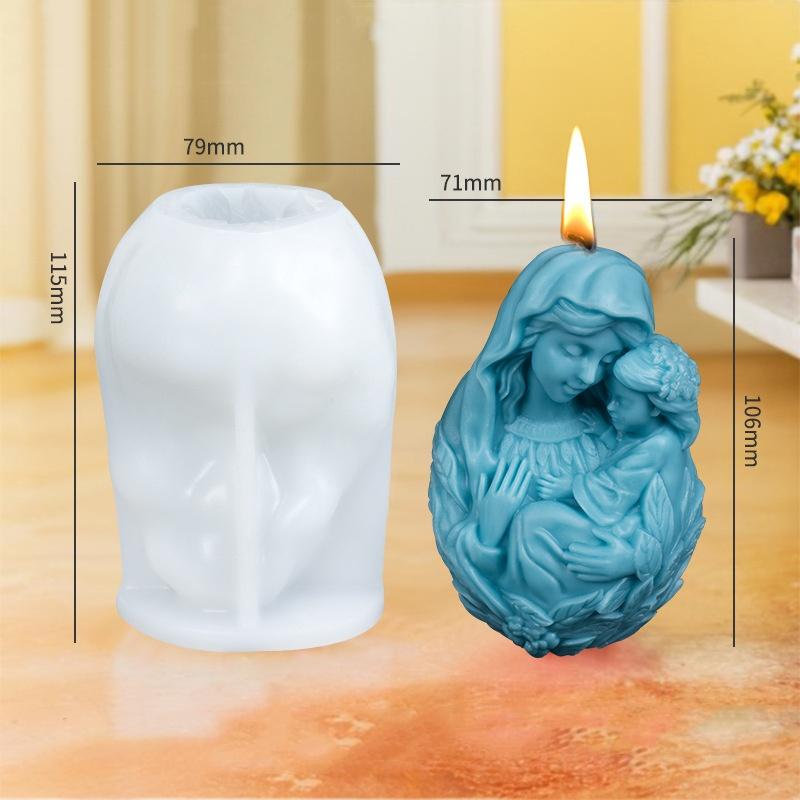 Candle Mold Aroma Soap Mold Silicone Mold Silicone For Crafting Enthusiasts Home Decor Mother'S Day