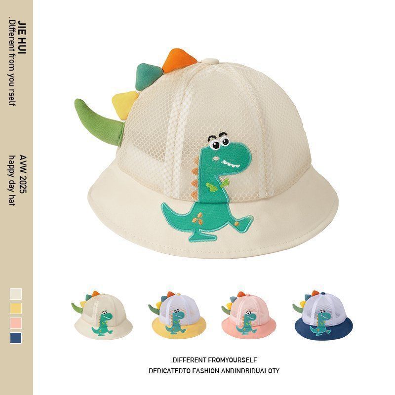 Summer Kids Fisherman Hat With Breathable Mesh For Boys And Girls Sun Protection