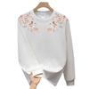 American Trendy Brand Pure Cotton T-Shirt Men'S Bottoming Shirt Long-Sleeved Trendy Autumn And Winter Men'S And Women'S Crew Neck Sweater