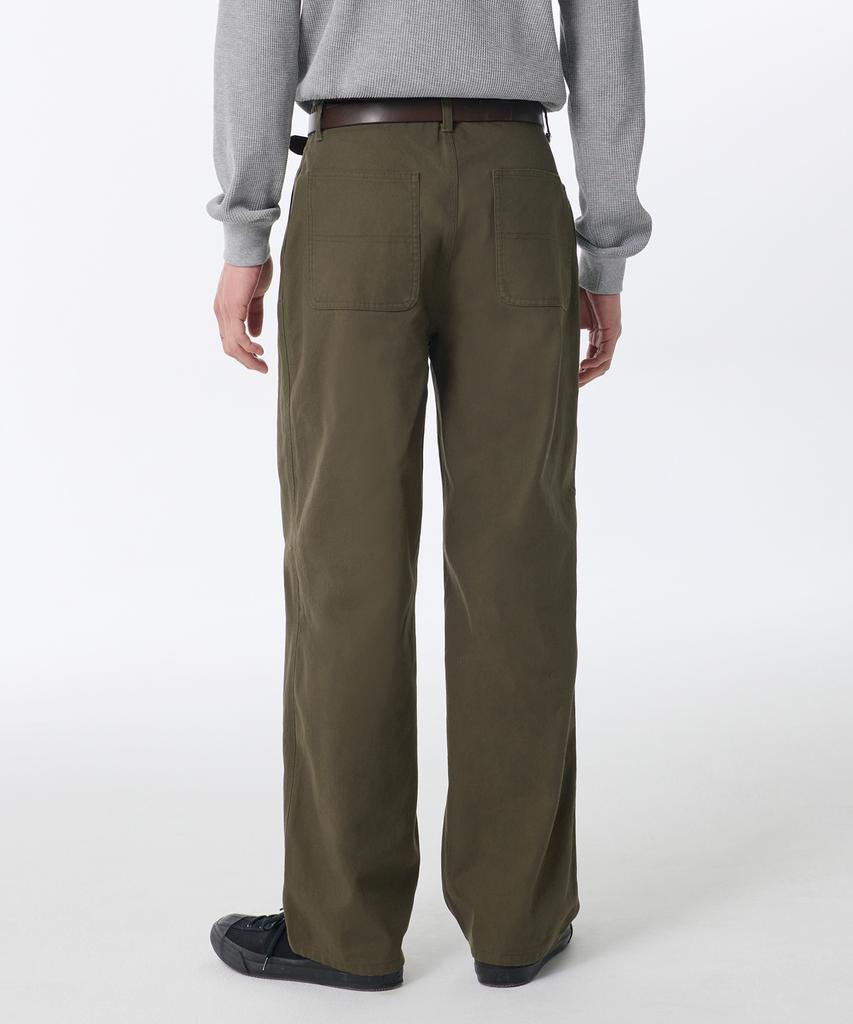 MUSINSA STANDARD Canvas Regular Fit Work Pants [Khaki]