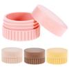 4PCS Silicone Moisturizer Container Mini Cream Powder Case Silicone Storage Box  Gels Lotions