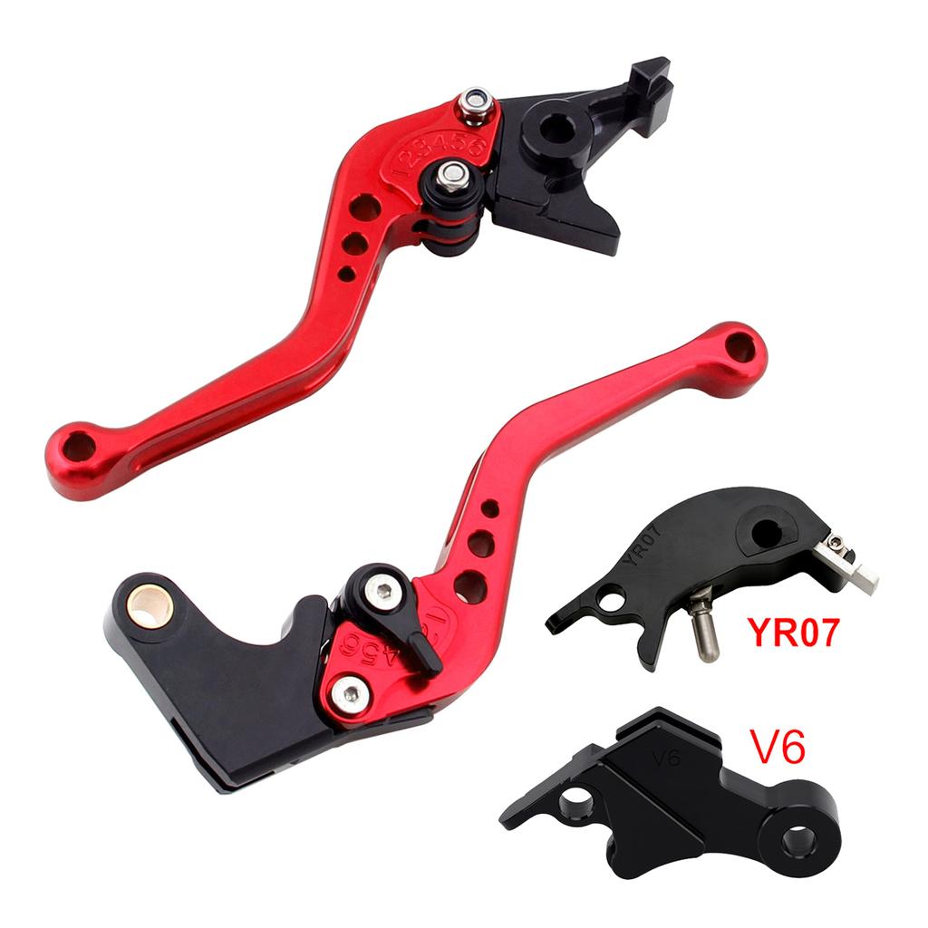 NEW Short Clutch Brake Lever fit for YAMAHA XSR900 XSR900GP MT-09 MT-09SP 24-25 Red