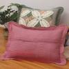 Soft and Comfortable Pillowcase Skin Friendly Breathable Fashionable Rustic Style Quilted Fabric Pillowcase Bedroom Decoration